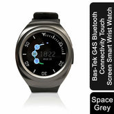 Bas-Tek G4S Bluetooth Connectivity Touch Screen Smart Wrist Watch, space Grey Aquarius